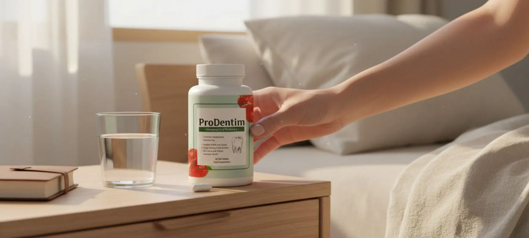 ProDentim natural oral health supplement bottle