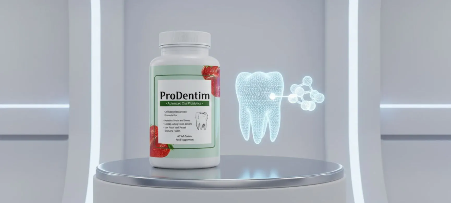 ProDentim oral probiotic supplement bottle